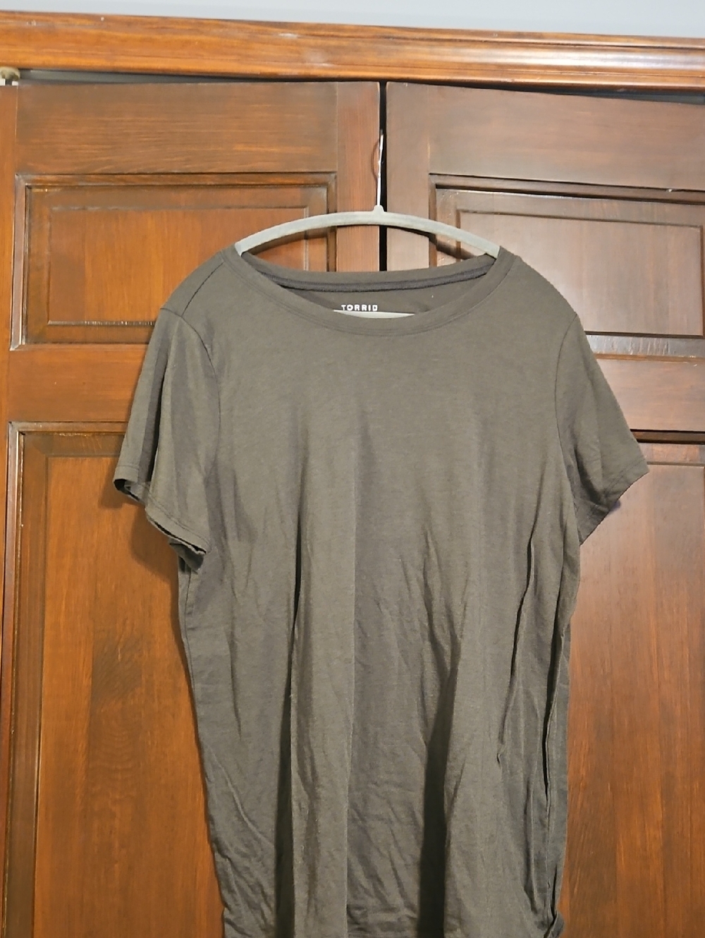 Torrid Army Green Short Sleeve Tshirt